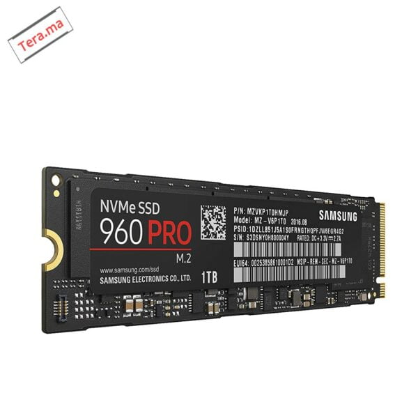 Samsung 960 PRO Series 1TB PCIe NVMe MZ-V6P1T0BW Maroc