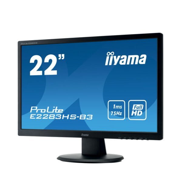 Écran PC Gamer iiyama ProLite E2283HS 22" LED Full HD