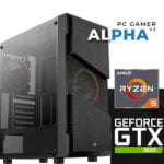 PC Gamer ALPHA V2 - AMD Ryzen™ 5 - 16 Gb 3200Mhz - 120ssd + 2to Hdd - GTX 1650 Dual Fan