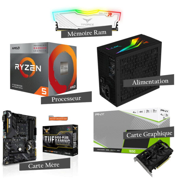 PC Gamer ALPHA V2 - AMD Ryzen™ 5