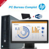 Ordinateur de Bureau Complet - HP Core i3 (6th Gen) Acav Ecran 22" 1080P