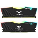TEAMGROUP T-Force Delta RGB 32GB (2x16GB) DDR4 3000 MHz CL16 Noir