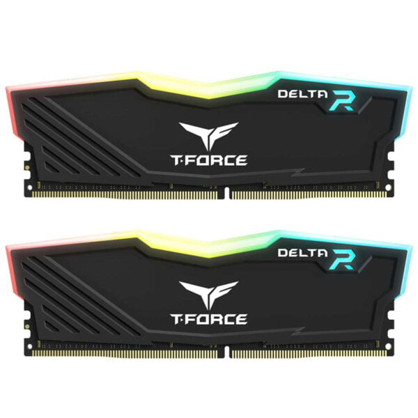 TEAMGROUP T-Force Delta RGB 32GB (2x16GB) DDR4 3000 MHz CL16 Noir