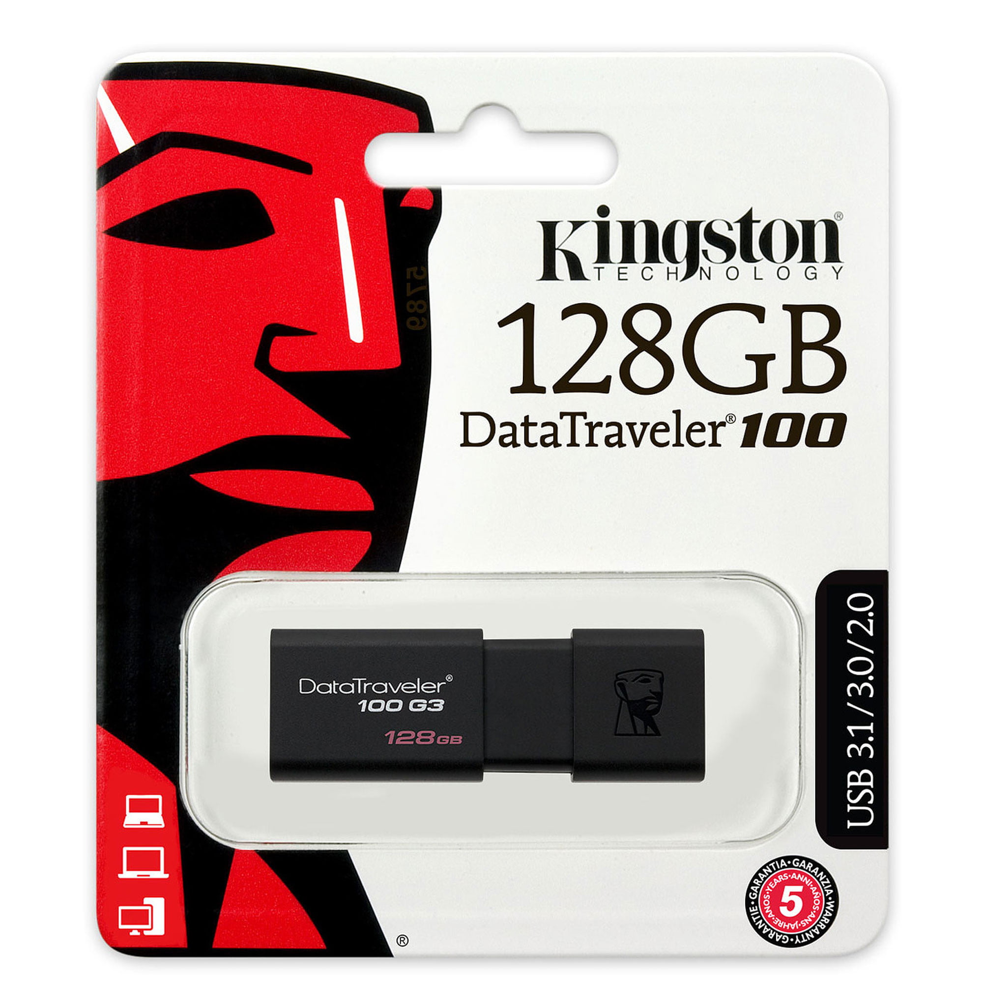 Kingston DataTraveler 100 G3 128 Go
