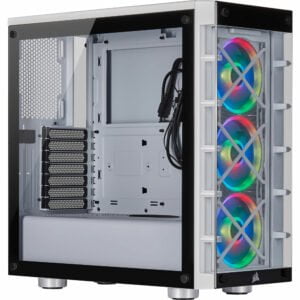 Corsair iCUE 465X RGB (Blanc) - Boîtier PC Gamer cc9011141ww